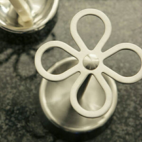 歯ブラシホルダー ステン ダルトン DULTON 4ホールトゥースブラシホルダー ( 歯ブラシ ホルダー ステンレス つや消し 歯ブラシ立て 歯ブラシスタンド 花型 ハブラシ 歯磨き スタンド ひげそり立て 洗面所 )