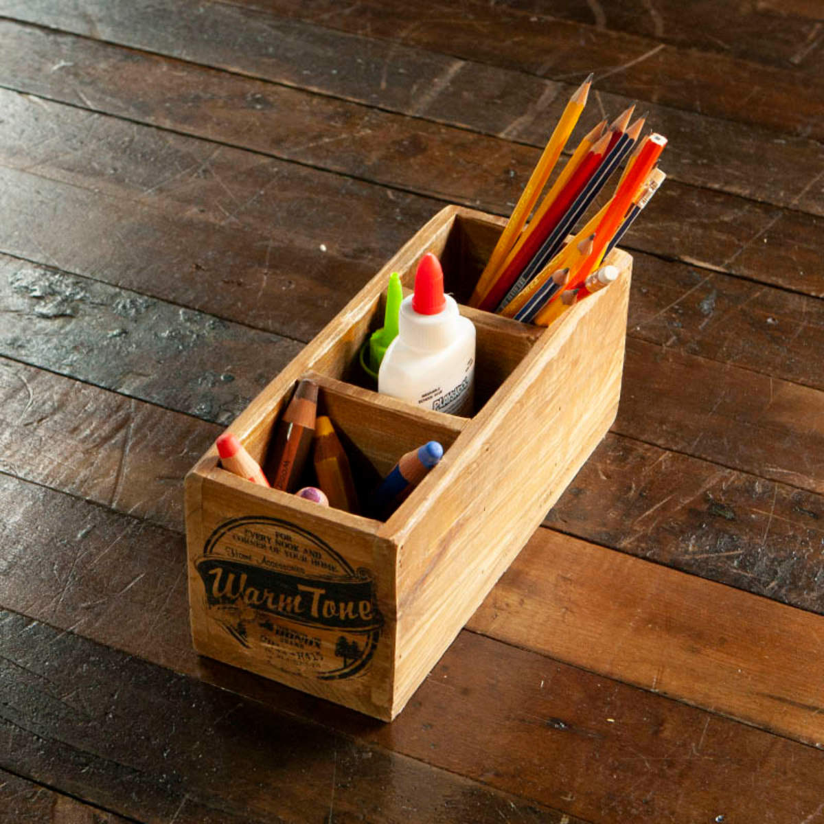 ��ʪ��Ǽ ����ȥ� DULTON 3 PARTITION WOODEN BOX ���åǥ� �ܥå��� ���� ��10�߱���25�߹⤵10cm �� ��ʪ���� ��Ǽ������ ��Ǽ�ܥå��� ������ �����ܥå��� ���ڤ��� ��ʪ ƻ������ �������� ���� ������ơ����� �����å��� ��