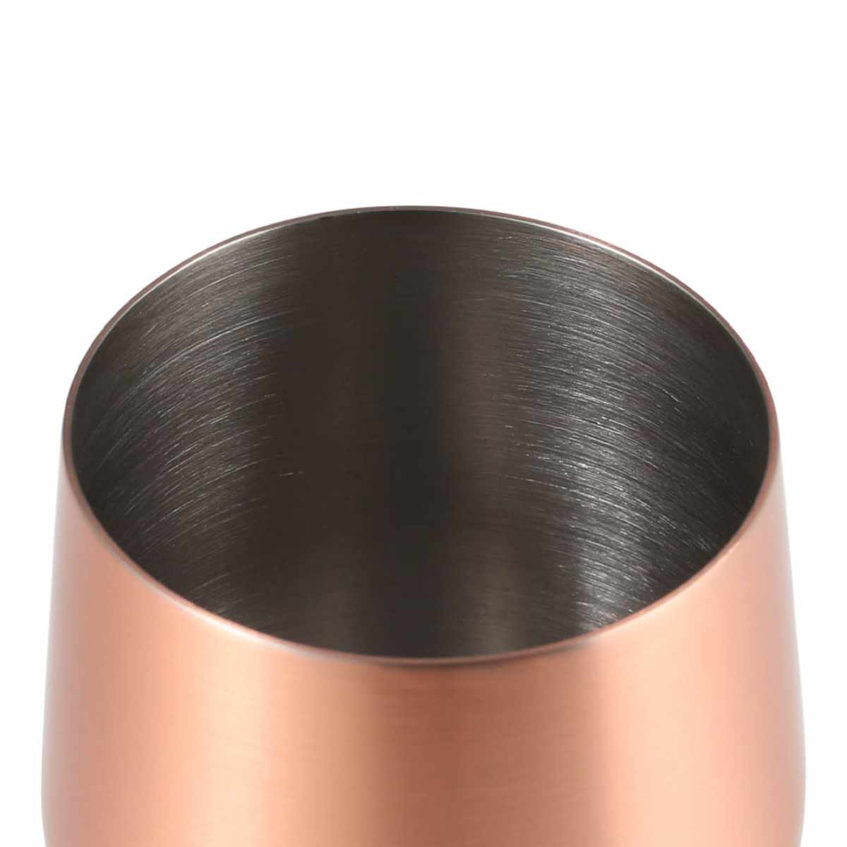 ワイングラス 350ml STAINLESS STEEL WINE GLASS M.COPPER GOLD GUN （ ステンレス グラス コップ おしゃれ ワイン ディナー カップ 赤ワイン 白ワイン カクテル お酒 ボックス入り ギフト ステンレス製 ） livingut-10217610 リビングート 楽天市場店 サンプル画像3