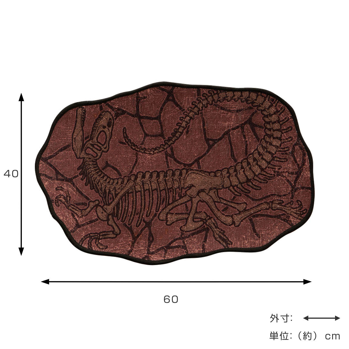 ���إޥå� ���� FOSSIL MAT 40��60 �� �ޥå� �饰 ���ߤ� ������ ��ε �����ʥ��� ���� ����ȥ� �饰�ޥå� ��60cm �ǥ�����ޥå� ���� æ��� ���� ����ƥꥢ �����ѥޥå� ������� ���ɥ꡼ ��ʪ ��