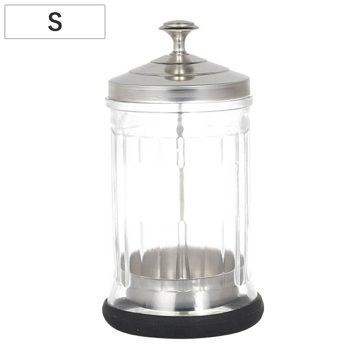 ダルトン 保存容器 LIFT JAR Sサイズ ガラス製 キャニスター （ DULTON カトラリーケース リフトジャー ガラスジャー ガラス瓶 カトラリー入れ 引き上げ 中が見える ホコリよけ 収納 スティックシュガー おしゃれ ）