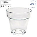 DURALEX デュラレックス アローメ グラス 190ml 単品 6個セット ( AROME 強化ガラス カップ コップ ガラスコップ タンブラー 小さめ お子様用 ミニ デザートカップ 丈夫 頑丈 スタッキング おしゃれ )