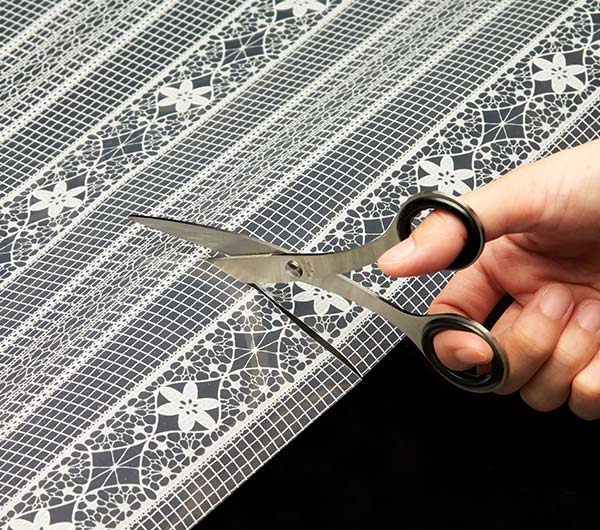 間仕切り 冷気ガードシート 2枚入り 幅50×丈225cm レース調 （ 冷気 寒さ 対策 カ...