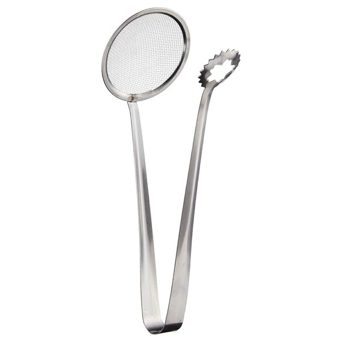 トング 揚げ物トング ステンレス製 （ 調理用トング 揚げ物用トング かす揚げ 天ぷら鋏 盛り付け用トング 揚げ物 天かす 天ぷら フライ かすあげ 揚げあみ ...