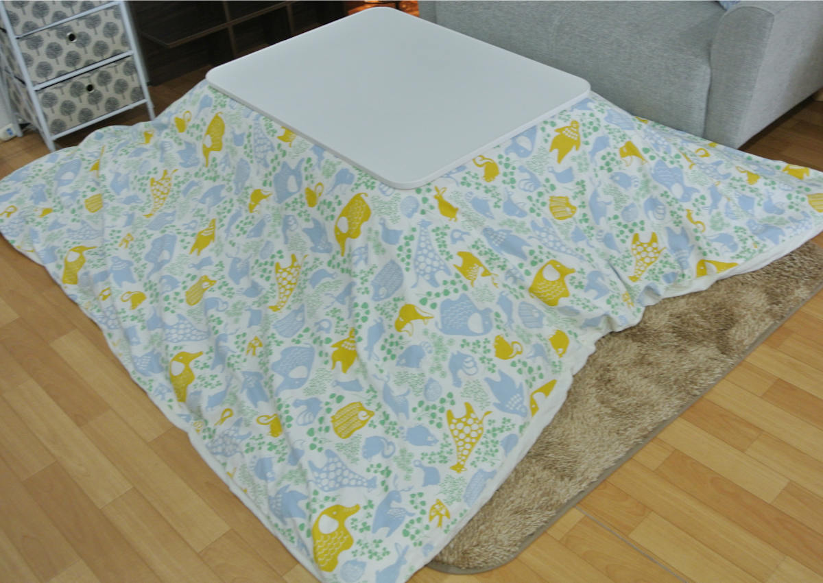 こたつ布団カバー 210×280cm 長方形 綿100% 日本製 ( 送料無料 こたつ布団 カバー コタツ布団 洗える コタツ布団カバー こたつカバー コタツカバー 大判 おしゃれ 国産 紐付き 静電気 炬燵カバー 掛け布団カバー 洗濯 ) [3]