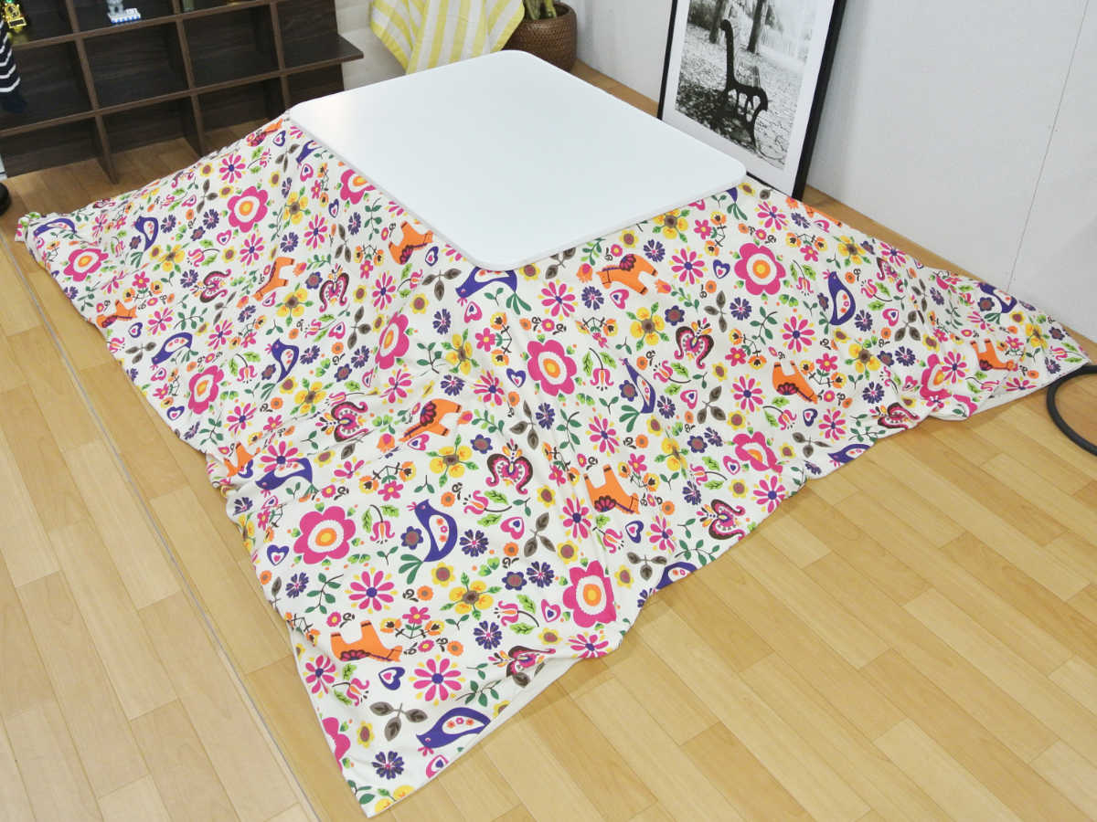 こたつ布団カバー 210×310cm 長方形 綿100% 日本製 ( 送料無料 こたつ布団 カバー コタツ布団 洗える コタツ布団カバー こたつカバー コタツカバー 大判 おしゃれ 国産 紐付き 静電気 炬燵カバー 掛け布団カバー 洗濯 ) [3]