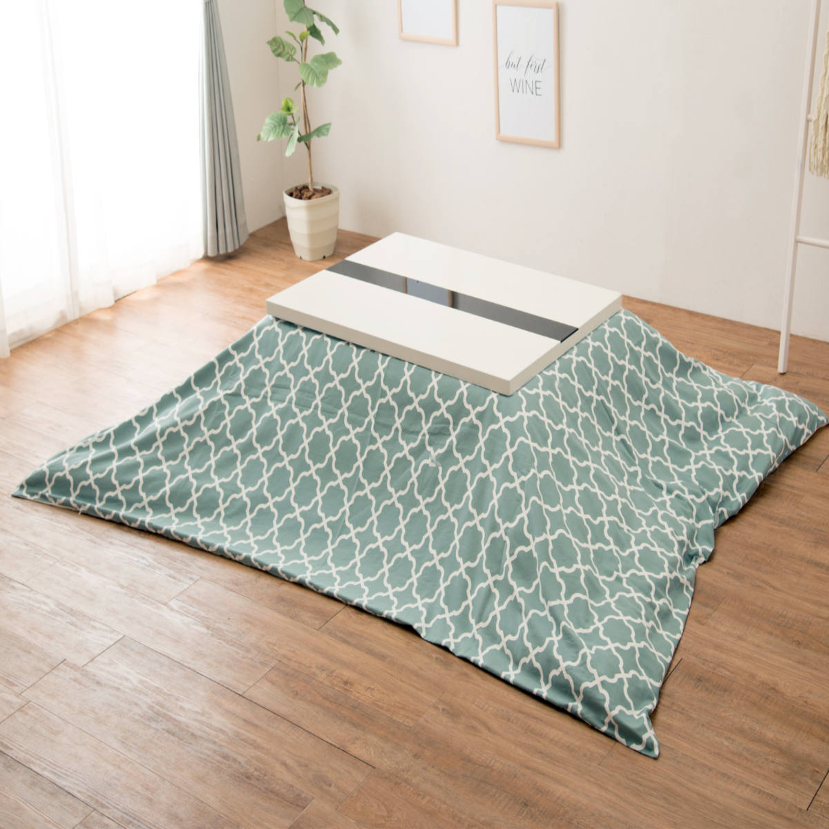 こたつ布団カバー 170×170cm 正方形 アルフェス 綿100% 日本製 ( 送料無料 カバー こたつカバー コタツカバー こたつ掛布団カバー 洗える おしゃれ 北欧風 幾何学模様 ) [3]