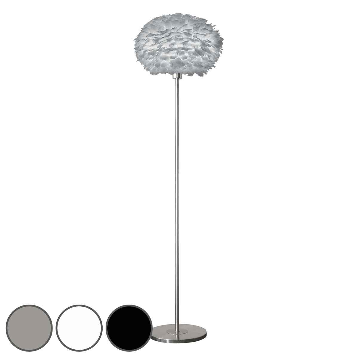 フロアライト UMAGE Eos Medium ライトグレー ( 送料無料 照明 間接照明 スタンドライト ライト 照明器具 LED led 専用 北欧 インテリア おしゃれ フロアランプ ランプ フットスイッチ スタンド 羽毛 リビング ダイニング 寝室 )