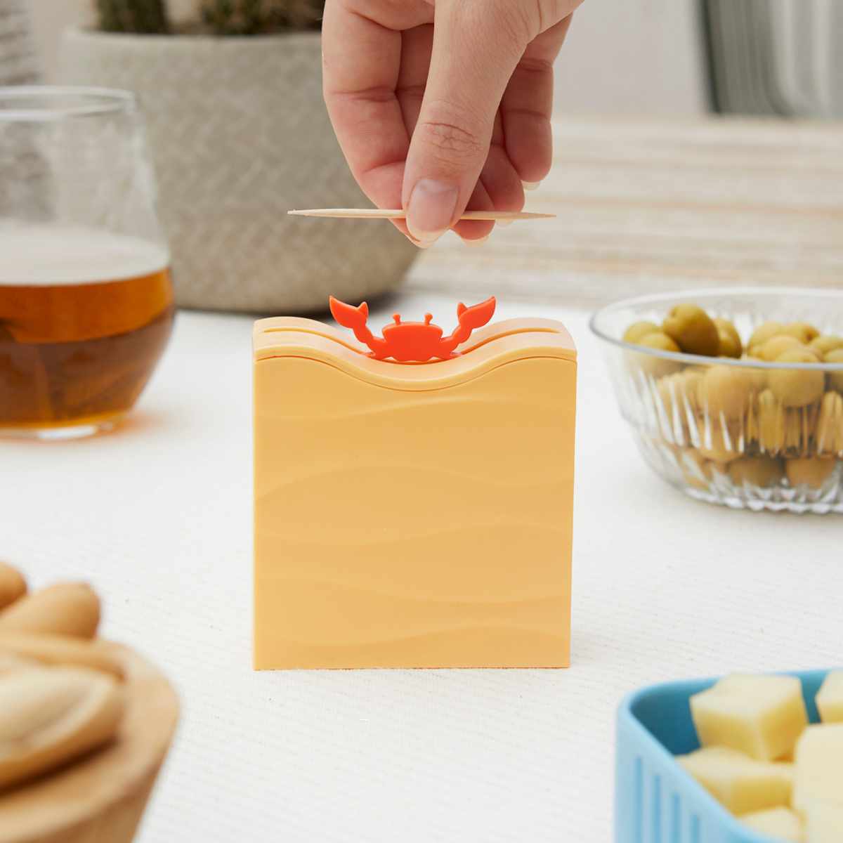 つまようじ入れ balviトゥースピックホルダー crab （ ピックホルダー 爪楊枝ケース 爪楊枝ホルダー よ..