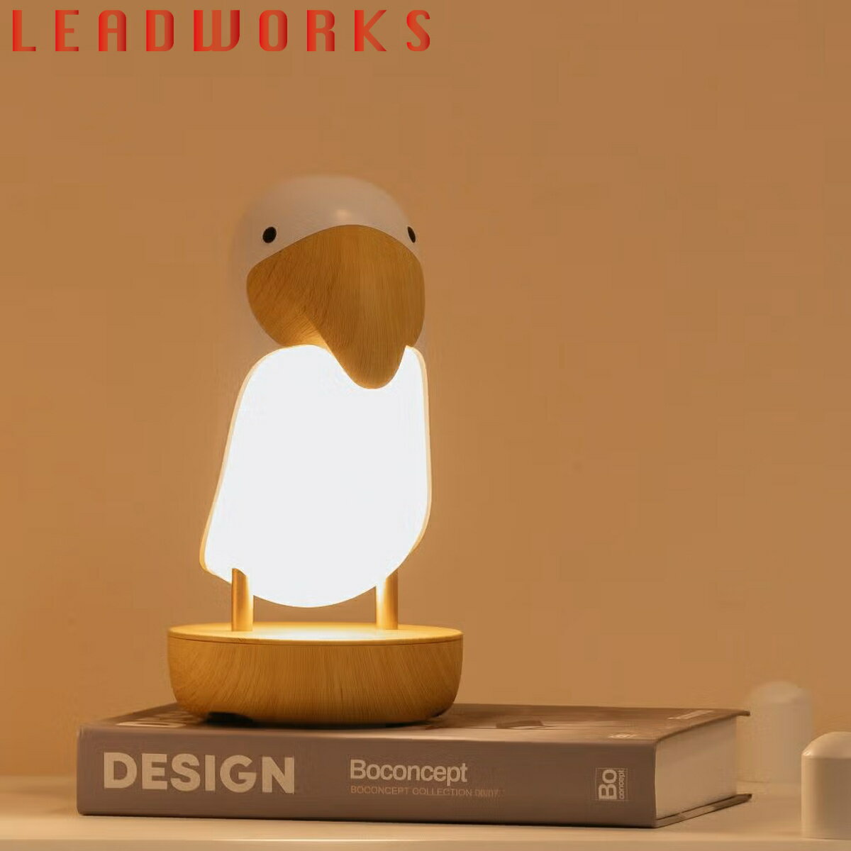 ライト トゥーカンライト オオハシ 照明 鳥 （ レッドワークス 卓上ライト ナイトライト 間接照明 アニマル 動物 読書灯 授乳灯 調光 点滅 リラックス ベッドサイド 寝室 いやし かわいい ）