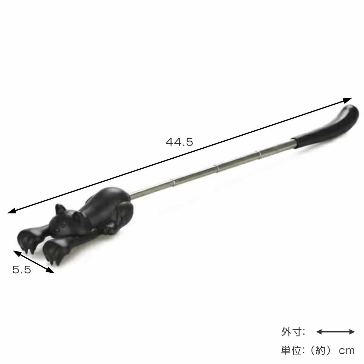 balvi 背中かき棒 猫の手 バックスクラッチャー キャット 孫の手 （ バルビ 伸縮式 まごの手 背中かき 伸びる 猫 ねこ ネコ かわいい 背中 マッサージ おじいちゃん お父さん 敬老の日 プレゼント ） livingut-10233483 リビングート 楽天市場店 サンプル画像2
