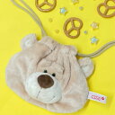 フィギュアフェイスポーチ NICI ベア ( ニキ ポーチ 小物入れ 巾着ポーチ 巾着 おしゃれ 中学生 高校生 アニマル 動物 ギフト プレゼント グッズ か...