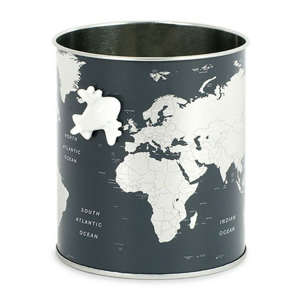 ペン立て balvi バルビ ペンホルダー 缶 グローブ 飛行機型 磁石付き ( ペンスタンド 文具 デスク収納 卓上収納 デスク 机 おしゃれ ディスプレイ ...