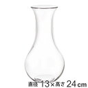 花瓶 割れないガラス PVベース B ( 花びん 花器 丸 フラスコ 型 フラワーベース 透明 割れない ポリカーボネート プラ クリア 花 植物 切花 花束 フェイク グリーン 枝 くびれ インテリア おしゃれ 丈夫 )