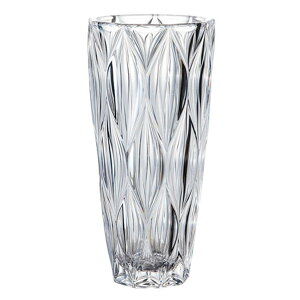 花瓶 割れないガラス PV円錐クリスタウェーブ 直径14.5×高さ30cm