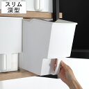 キッチン収納ケース 吊り戸棚ボックス スリム 深型 幅18.5cm ( キッチンストッカー 取っ手付き 吊戸棚 ケース ボックス 吊戸棚ボックス 吊り戸棚ストッ...