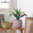フェイクグリーン アガベ 高さ40cm セメントポット ( 観葉植物 フェイク 人工観葉植物 造花 植物 鉢植え アートグリーン 水やり不要 お手入れ簡単 リビ...