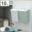 ゴミ箱 10L 分別ダストボックス カーバー ( CURVER 10リットル ふた付き 分別 壁掛け スタッキング コンパクト スリム 小さい 角型 袋止め付き 積み重ね おしゃれ シンプル 無地 )