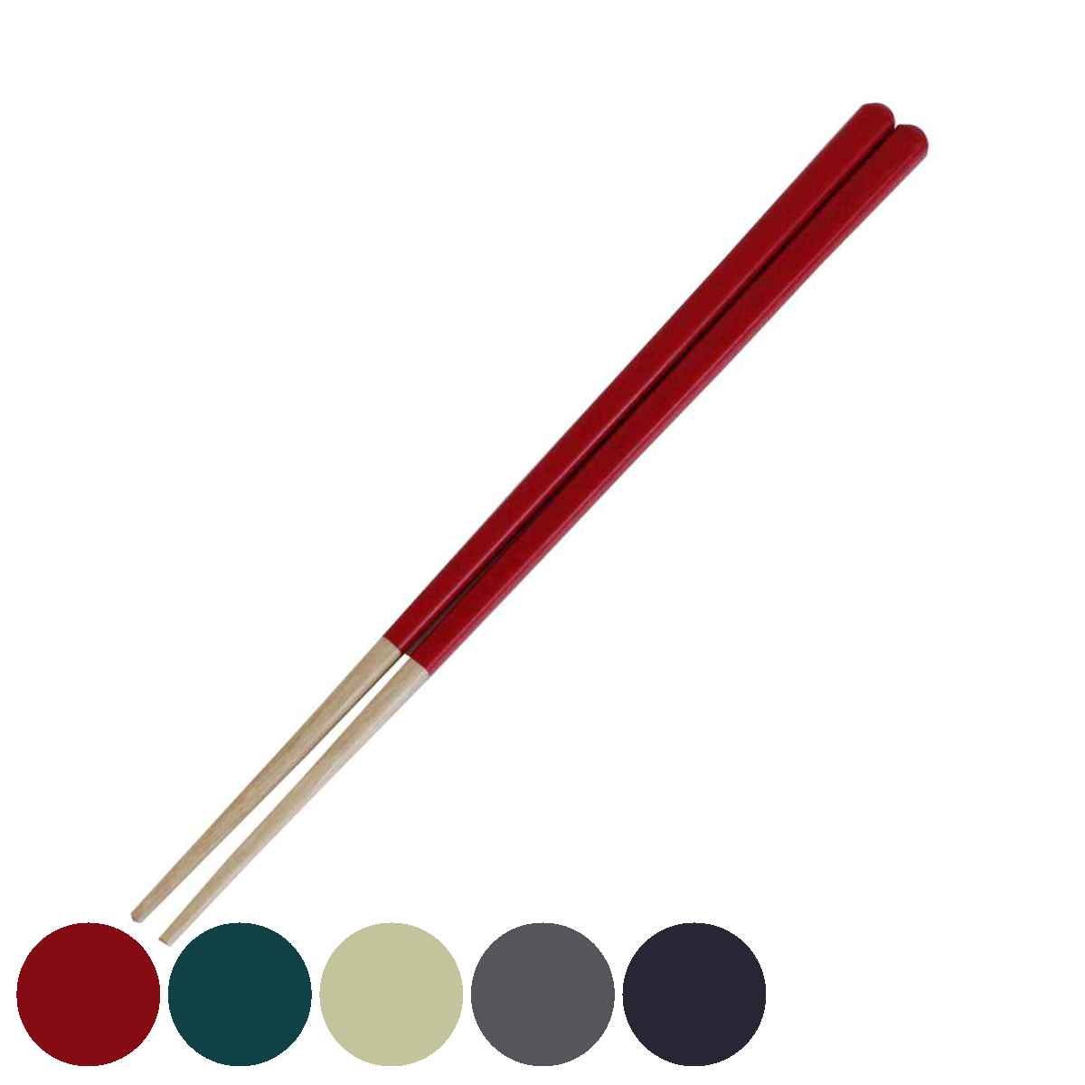 箸 23cm ほんとうにすべらないお箸 木製 （ 食洗機対応 お箸 はし おはし ハシ カトラリー すべらない 滑らない 自宅用 プレゼント 普段使い 男性 シンプル おしゃれ ）のサムネイル