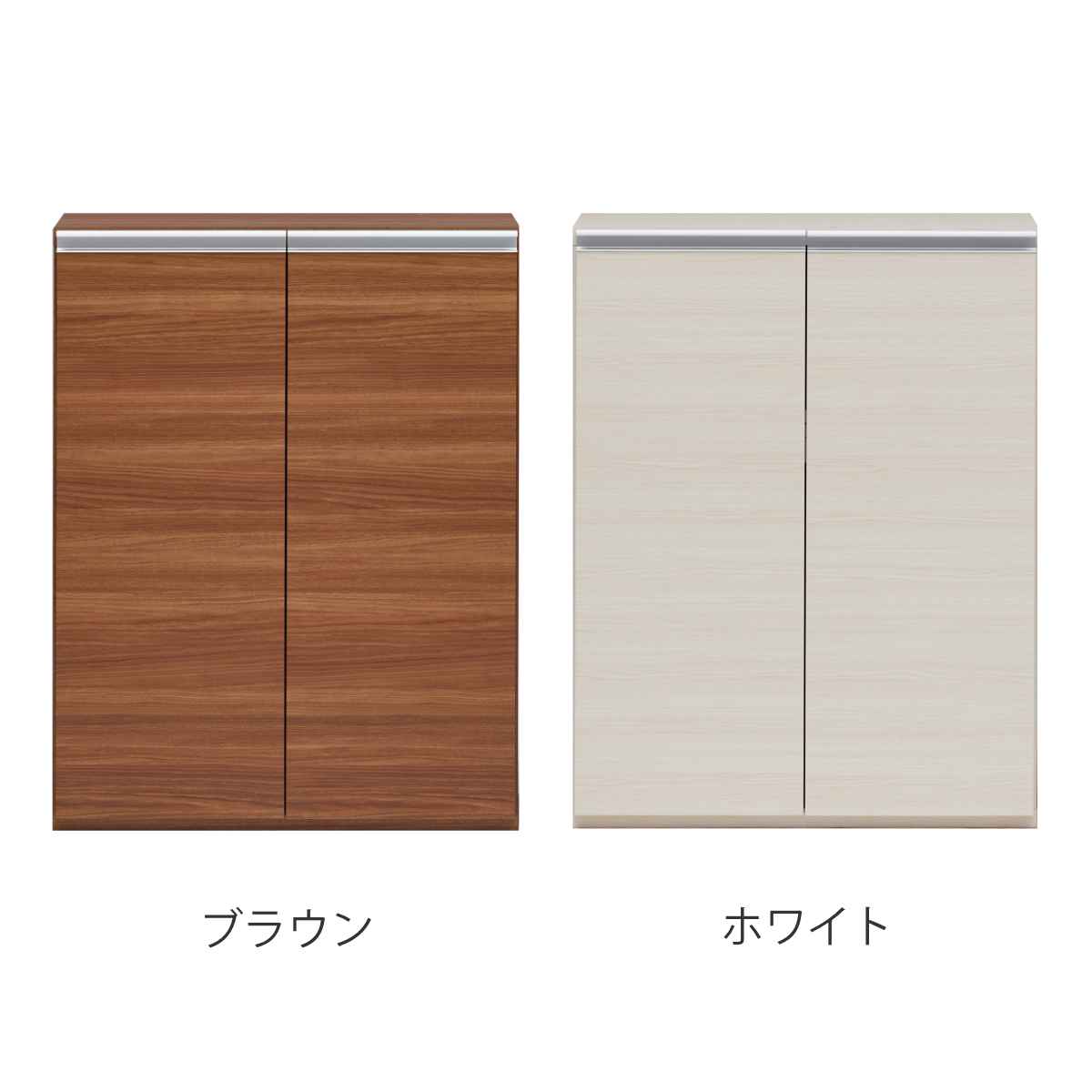玄関収納 シューズラック 組合せタイプ 全扉 日本製 約幅74cm （ エントランスファ...