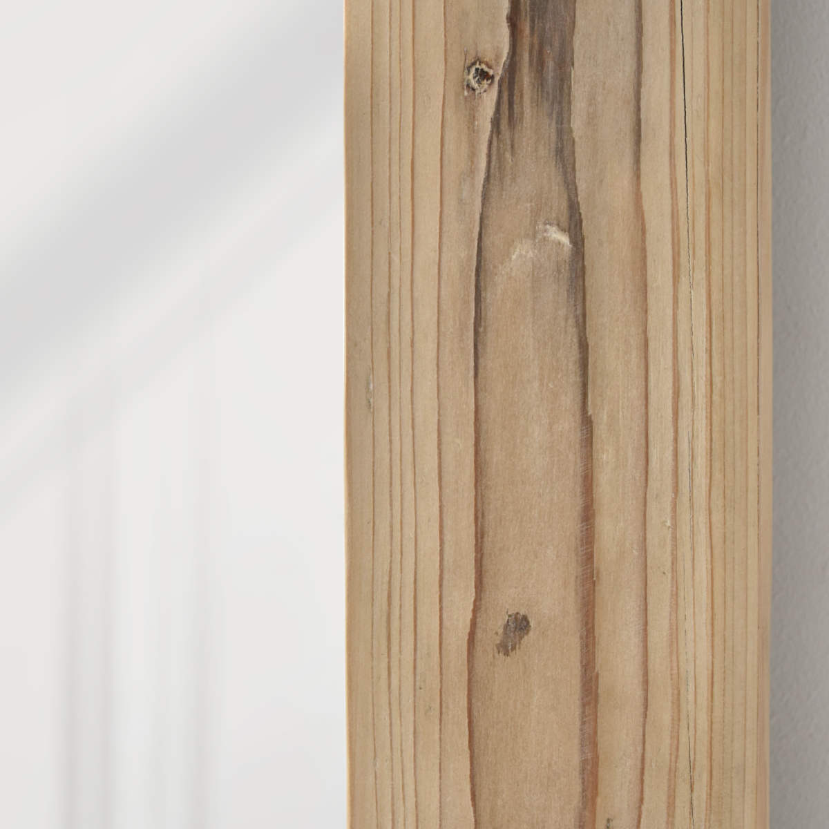 ミラー 全身 木枠 天然木 古材 60×160cm ( 大きめ 大きい 鏡 かがみ 立てかけ 立掛け 完成品 木製 フレーム 玄関 リビング クローゼット アンティーク風 ) [3]