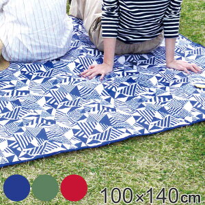 レジャーシート 100×140cm Sサイズ Laid-Back （ ピクニックシート ピクニックマット 100cm 140cm 少人数 2人用 3人用 長方形 キルティング 中綿入り 撥水加工 洗える キャンプ アウトドア レジャー 行楽 ピクニック 敷物 おしゃれ ）