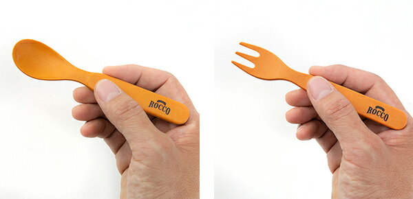 カトラリー アウトドア 竹 フォーク スプーン ロッコ （ バンブー アウトドア用品 バーベキュー BBQ キャンプ レジャー 袋付き お洒落 オシャレ おしゃれ オレンジ ホワイト グリーン カーキ グレー ）通販格安セール情報　楽天　通販