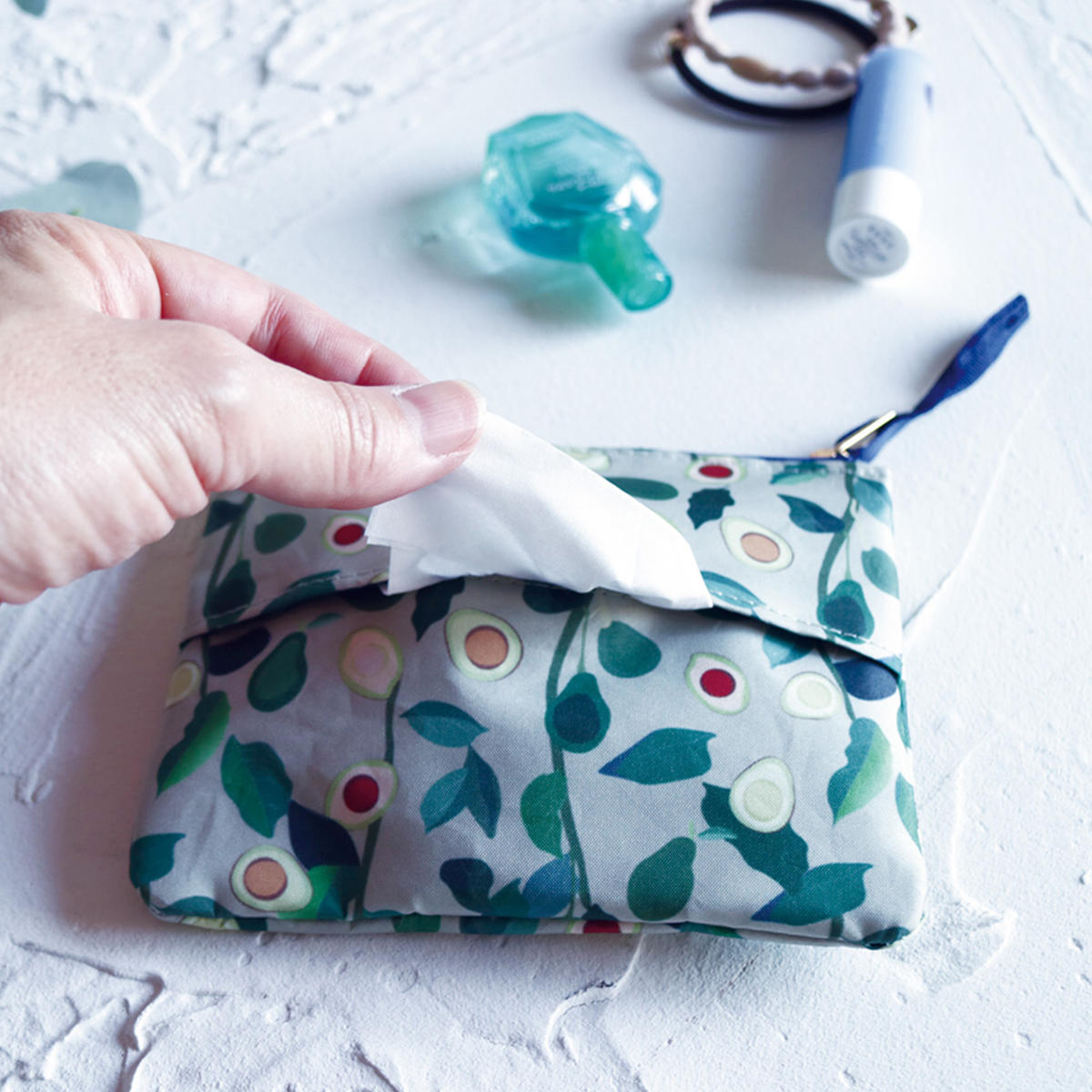 小物入れ ティッシュポーチ Natti T-Pouch 26 （ ポケットティッシュケース ポーチ かわいい ミニポーチ コンパクト 持ち運び 花柄 プレゼント ギフト レディース ティッシュケース ファスナー 布 おしゃれ お出かけ ） livingut-10240380 リビングート 楽天市場店 サンプル画像3