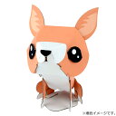 ダンボール おもちゃ チワワ 工作 子供 組立 ( 工作キット ペパークラフト ペーパーアート キット 動物 段ボール 組み立て 作る 簡単 リサイクル エコ ...