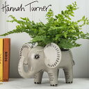 プランター Hannah Turner エレファント ( ハンナターナー 鉢植え プラントポット ミニポット アニマル 動物 ゾウ ぞう 観葉植物 インテリア ...