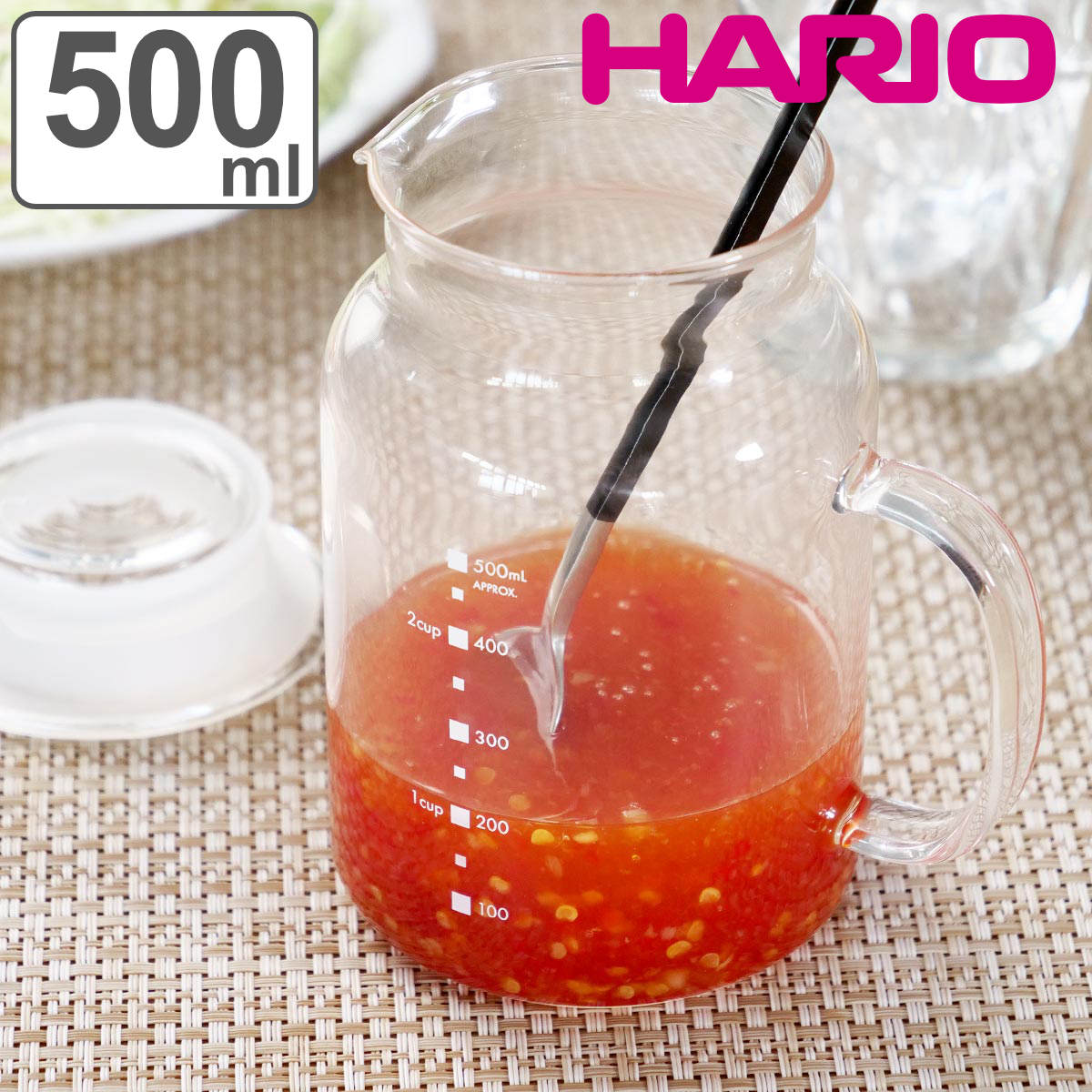 ハリオ 調味料入れ ガラスのたれ・ソースポット ガラスのある生活 日本製 （ HARIO 手作りソー ...