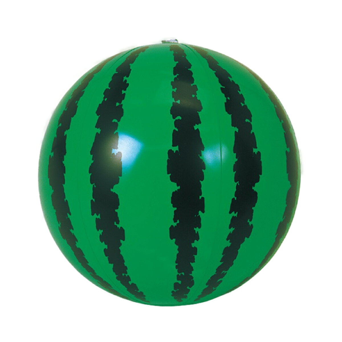 ビーチボール 35cm スイカボール35 （ スイカ ボール すいか 35センチ すいか柄 レジャー用品 アウトドア プール用品 外遊び 水遊び 水あそび プール グリーン 緑 海 うみ 海水浴 ）のサムネイル