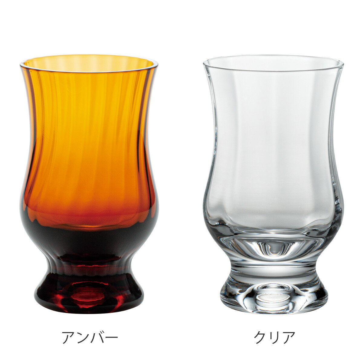 廣田硝子 グラス 250ml BYRON 珈琲グラス アンバー クリア （ コップ ガラス 日本...