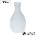 廣田硝子 吹雪 二合 徳利 クリア ( ガラス 日本製 酒器 2合 冷酒 日本酒 おしゃれ シンプル 和 和モダン )