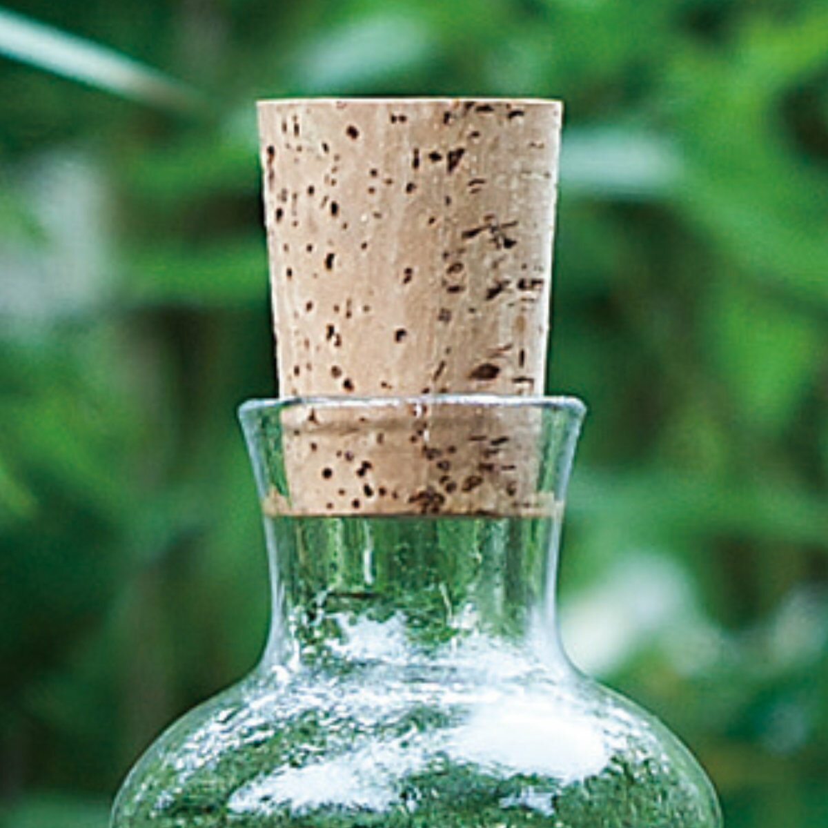 廣田硝子 ピッチャー 720ml 潤 ストリーム コルク栓 （ ガラス 日本製 花瓶 フラワーベース ポット ボトル シンプル おしゃれ 透明ガラス ）