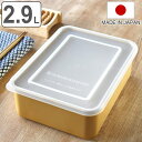 保存容器 2.9L 小伝具 硫酸アルマイト加工 アルミ角容器5号 ( 日本製 アルミニウム 冷凍 冷蔵 保存 容器 冷凍保存 冷蔵保存 食品保存 2900ml ...