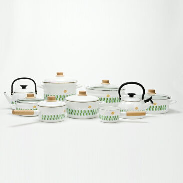 片手鍋 16cm ホーロー製 木柄 リーフ HoneyWare 富士ホーロー ( 送料無料 IH対応 ソースパン 琺瑯鍋 16センチ 小鍋 ミルクパン ホーローココット ほうろう鍋 片手なべ 小さい 鍋 調理器具 おしゃれ ハニーウェア )