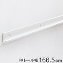 壁面収納 FKレール 幅166.5cm フィットラック ( 送料無料 棚柱 支柱 レール 166.5cm DIY ダボレール 収納 棚受け金具 棚受けレール ホ...