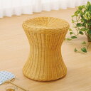 ラタンスツール 円形 籐家具 高さ41cm ( 送料無料 椅子 イス チェア アジアン )(3)