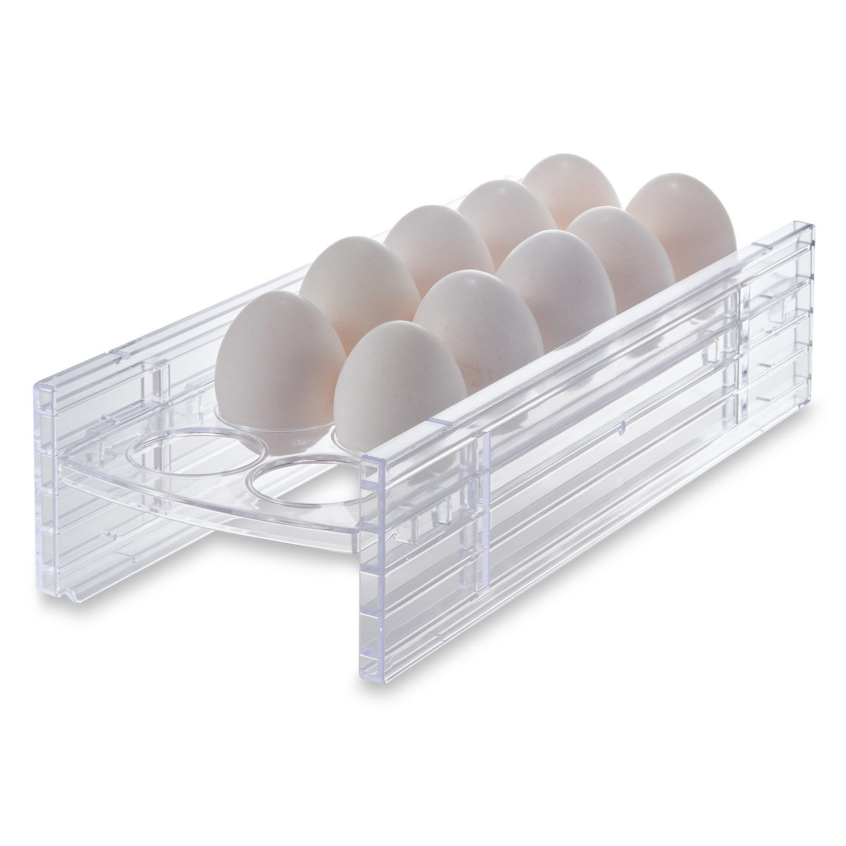 冷蔵庫収納 Egg Rack エッグラック （ 日本製 卵ケース たまごケース プラスチック...