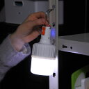 LEDライト ポータブル 2段階切り替え フラッシュ点滅機能付き ( 充電器 ライト 照明器具 ランタン ランプ 軽い 軽量 吊り下げ フック付き 充電 スマートフォン スマホ LED led 持ち運び 携帯 )