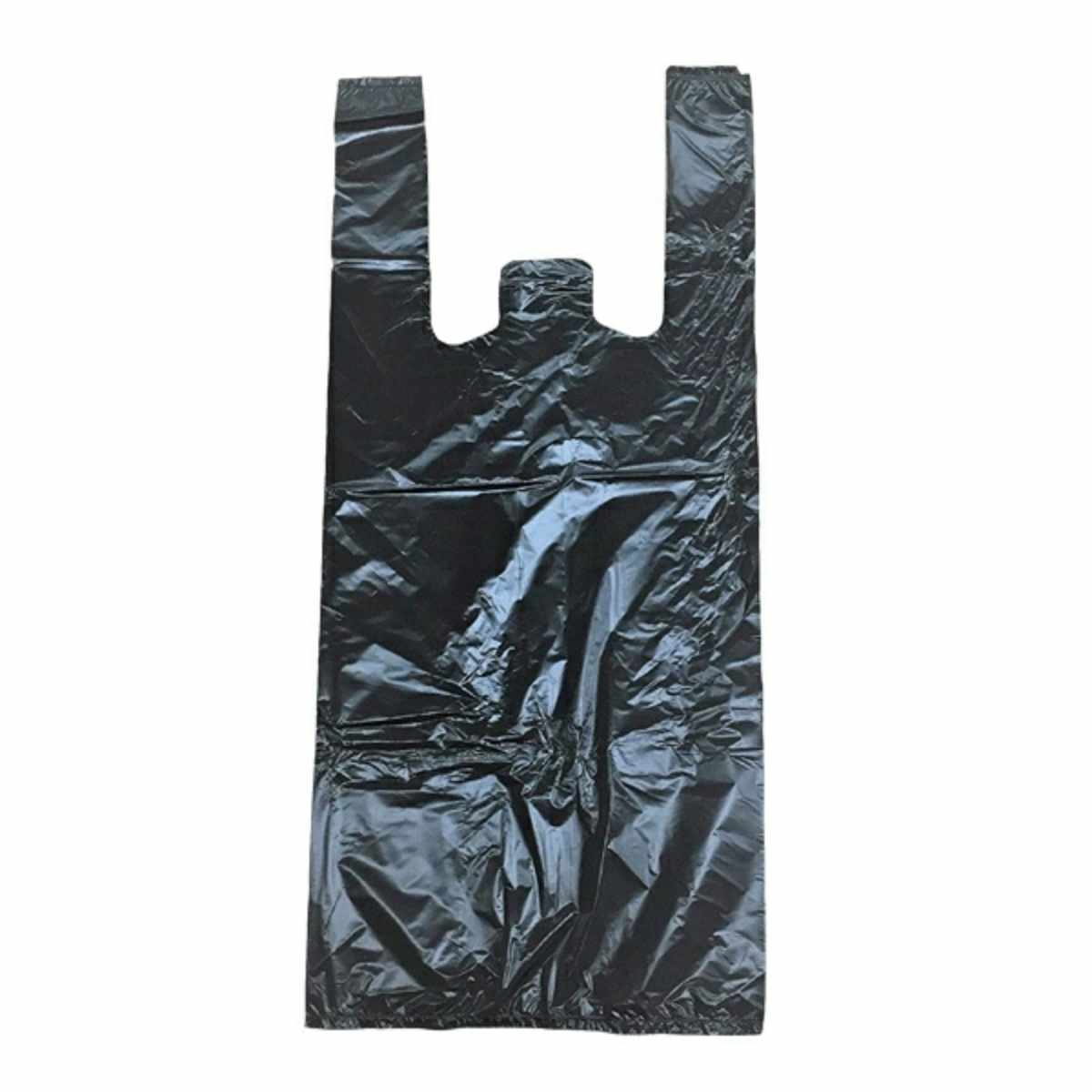 ゴミ袋 40x18cm 30枚入り マチ12cm 厚さ0.013mm トワれっと トイレポット用 サニタリーポット 黒色 （ ポリ袋 ごみ袋 手提げ マチ 30枚 黒 生理用品 トイレ サニタリー袋 ポリエチレン トイレポット 汚物入れ 袋 手提げ袋 マチ付き ） livingut-10119061 リビングート 楽天市場店 サンプル画像2