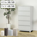 チェスト 壁付き デコニーシーヴォ ほこりが入らない ( 収納ケース 引き出し 収納 タンス 日本製 プラスチック 収納チェスト ホコリが入りにくい 引出し リビングチェスト リビング収納 衣類収納 おしゃれ 中が透けない )
