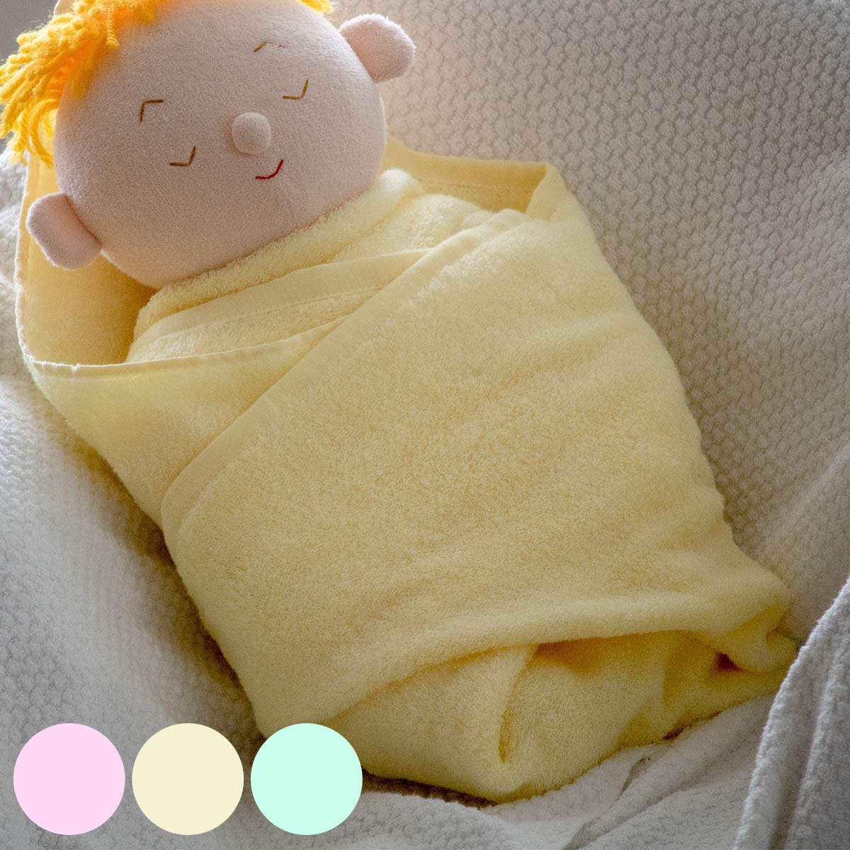 おくるみ そらとぶタオル 70×70 綿100% 日本製 ( 出産祝い タオル プレゼント シンプル おしゃれ タオルケット ブランケット 退院 ベビーブランケ...