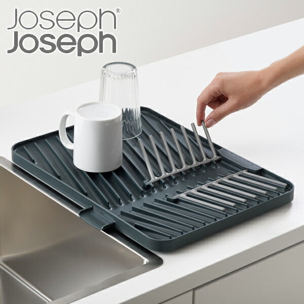 Joseph Joseph 水切りトレー ドレイニングボード フリップアップ ジョセフジョセフ （ 水切りトレー 水切りマット 水切りトレイ 水切り 水切りボード 水切りかご キッチントレー キッチントレイ 食器洗い 皿洗い 乾燥 ）のサムネイル