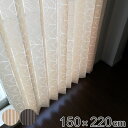 間仕切り カーテン 150×220cm パタッとたためるカーテン 防炎加工 キカ柄 ( 送料無料 目隠し のれん 暖簾 仕切り つっぱり式 カーテンレール 防炎...