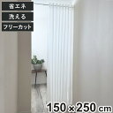 アコーディオンカーテン 無地柄 フリーカット 150×250cm ( 間仕切り カーテン 既製品 洗える 1枚 ウォッシャブル アコーディオン カットできる 簡...