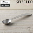 計量スプーン 小さじ1/2 2.5ml SELECT100 食洗機対応 貝印 （ セレクト100 メジャースプーン 調味料スプーン 小さじ スプーン 計量器具 小さじスプーン 製菓道具 下ごしらえ キッチンツール ）