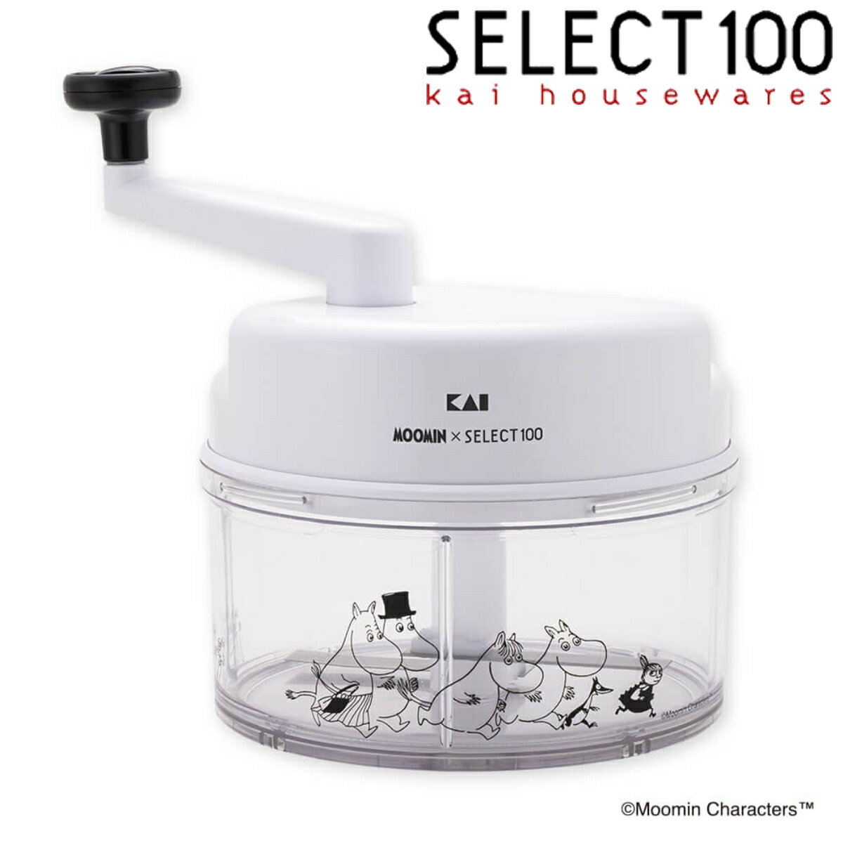 みじん切り器 SELECT100×ムーミン サラダスピナー （ セレクト100 フードチョッパー みじん切り チョッパー みじん切りカッター フードプロセッサー フードカッター 水切り器 ）