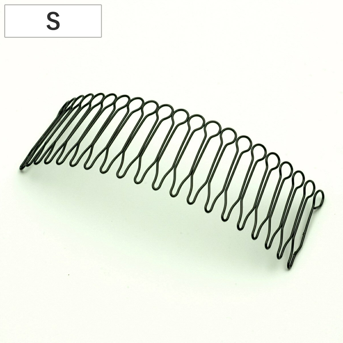 コーム フレキシブルコーム S （ ヘアコーム ワイヤーコーム レディース ヘアアレンジ まとめ髪 髪留め 髪止め お団子ヘア ポニーテール アップスタイル ヘアアクセサリー ショート ロング ）